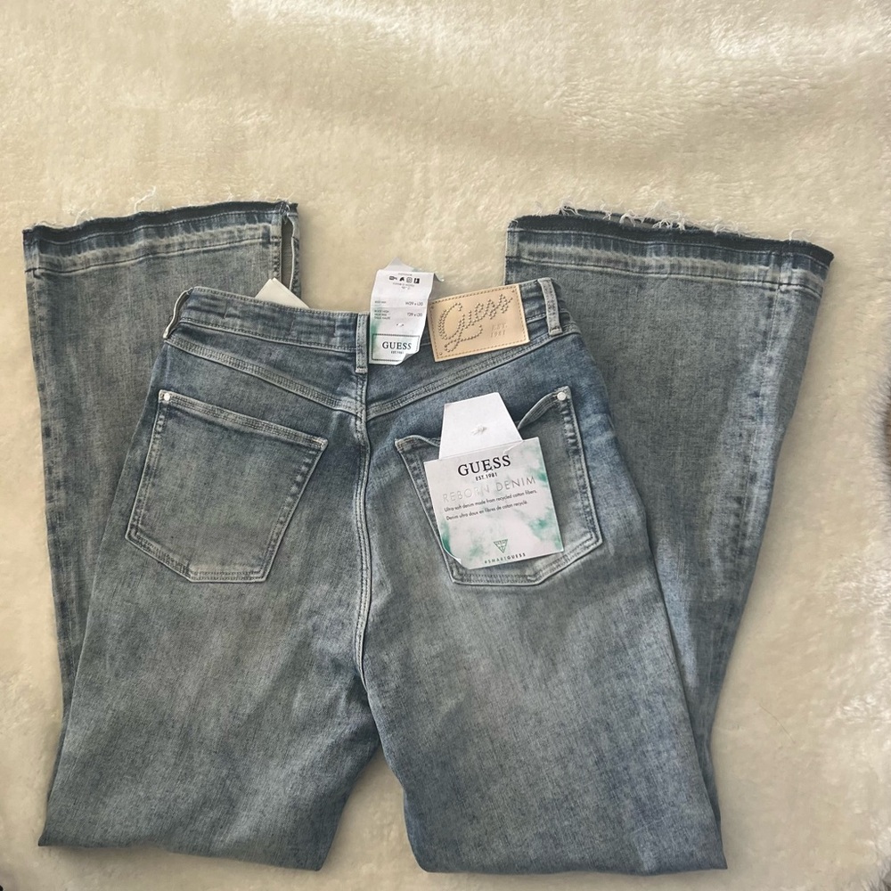 Guess Boot High Pop 70s Split Jeans - Picture 12 of 12